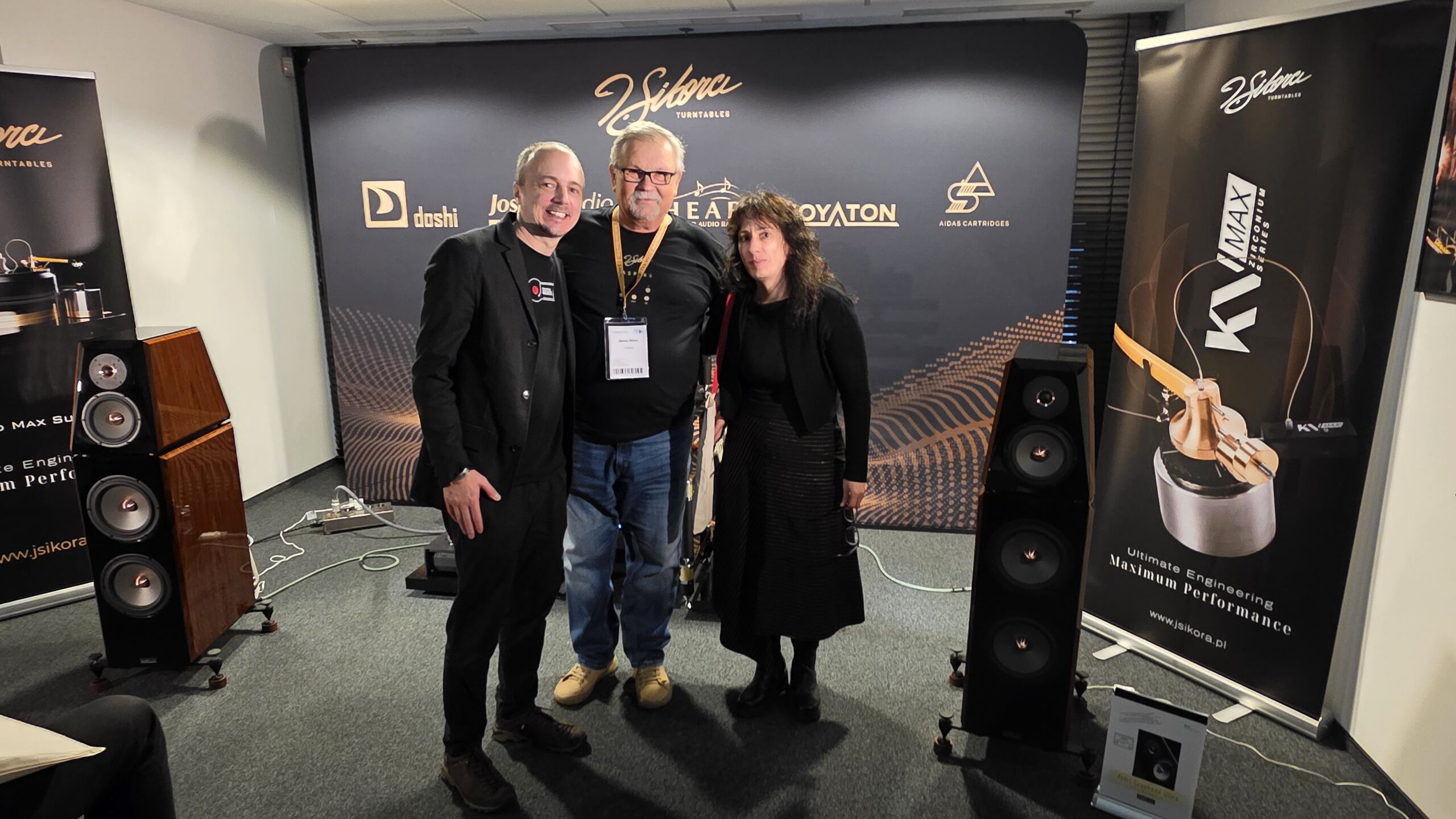 Sabrina et Martin avec Janusz Sikora